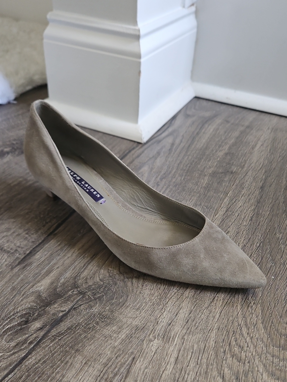 Ralph Lauren Purple Label Suede Low Heels Pumps 8.5